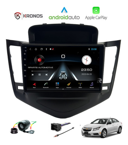 Kit Multimidia Kronos 9 Polegadas Android Cruze 2011 A 2015