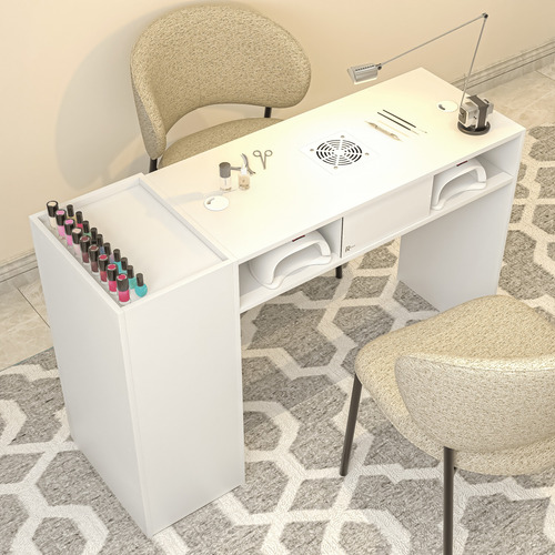 Mesa Manicure Sugnails Com Apoio De Pé Acompanhamento