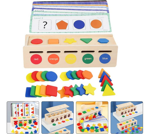 S Rompecabezas Montessori Con Forma De Madera, Juego De