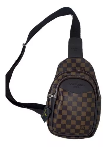 Louis Vuitton Mini bolsa masculina macia Multicor Couro ref