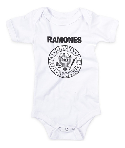 Ropa Para Bebe Body Bodie Rock Ramones Clásico Baby Monster