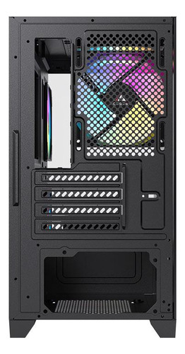 Gabinete Gamer Acegeek Rhythm Mid-tower Lateral/vidro, Preto