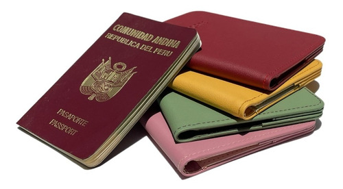 Combo 2 Porta Pasaportes Regalo Viajero