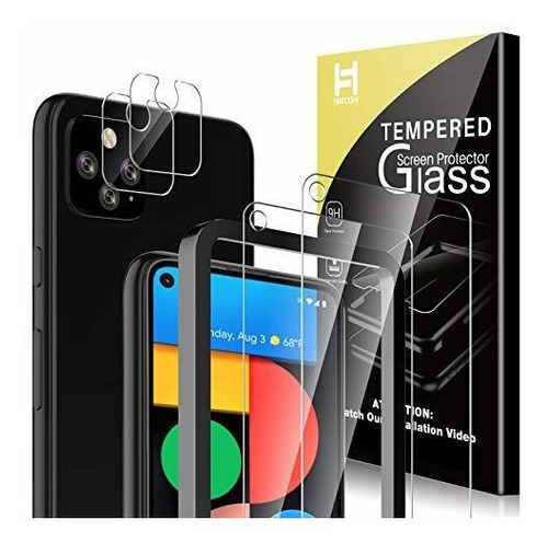 4 Pack 2 Screen Protector Camara Lens Para With Pixel 5g