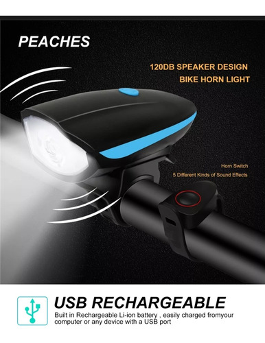 Imagen 4 de 8 de Luz Para Bicicletas