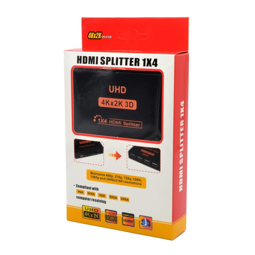 Imagen 7 de 7 de Splitter Ultra Hdmi 1x4 4k - 1080p