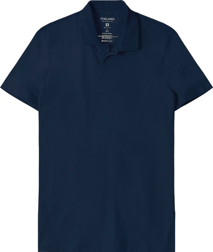 Camiseta Polo Basica Masculina Malwee