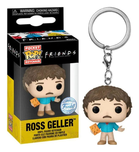 Chaveiro Funko Pop! Keychain Friends Ross Geller