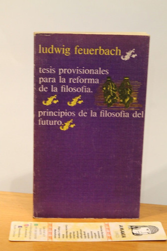 Tesis Provisionales Para La Reforma De La Filosofía