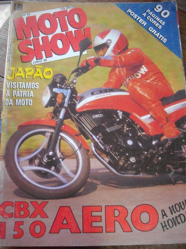 Revista Moto Show Poster Yamaha Yzr 500  N°64 Año 1988