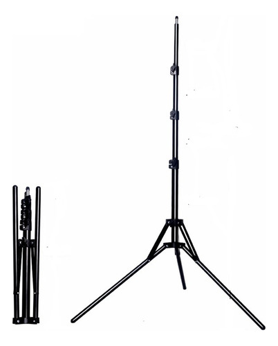 Light Stand Soporte Para Luz O Flash Altura 2mt Colapsa 50cm