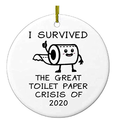 2020 Christmas Ornaments | I Survived The Great Toilet Paper