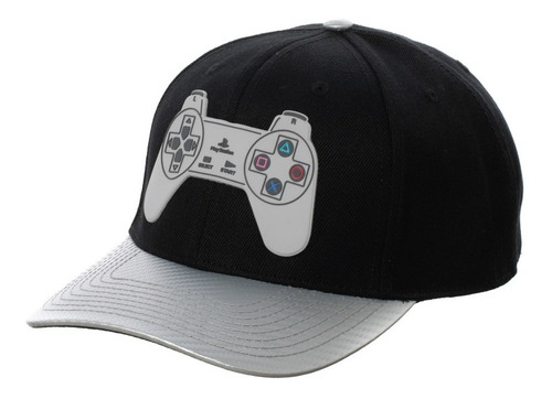 Gorra Control Playstation Negra Y Gris - Primecomics