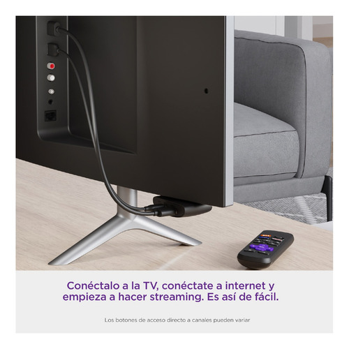 Imagen 12 de 12 de Roku Express 3930 Estándar Hd 32mb Negro Con 512mb