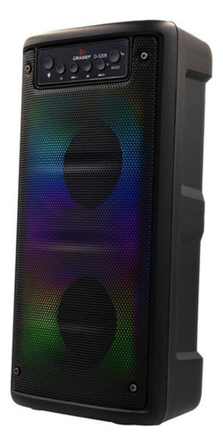 Caixa Som Torre Grasep D-3208 Usb Bluetooth 20w - Preto