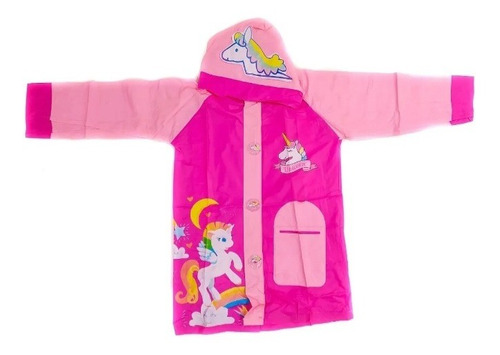 Capa Impermeable De Lluvia Para Niña Motivo Pony Carpa S