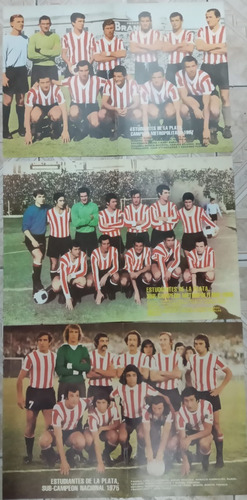 Poster Estudiantes De La Plata * Campeon 1967 A 1975 *