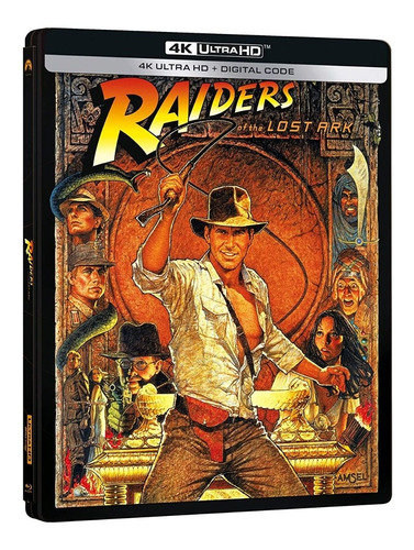 4k Uhd Blu-ray Indiana Jones Raiders Of Lost Ark Steelbook