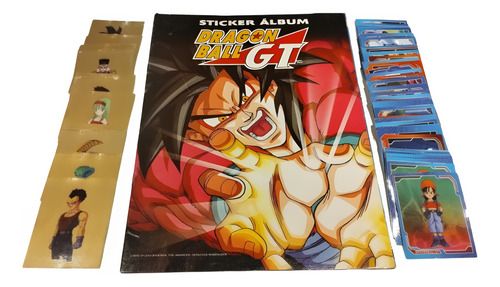 Álbum Dragon Ball Gt Topps Con 155 Figuritas (97 Dist) | Fcc