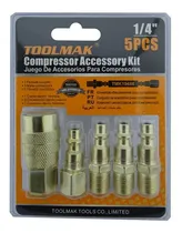 Comprar Set Acoples Rapido Para Compresor Conexiones 5 Piezas