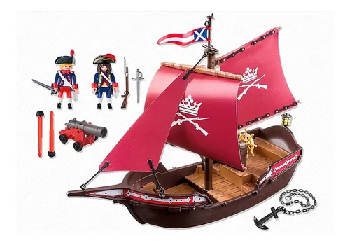 Playmobil 6681 Barco Pirata Patrulla De Soldados New Bigshop