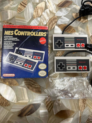 Controllers Nes Nintendo 2 Pack Controles Mattel Originales