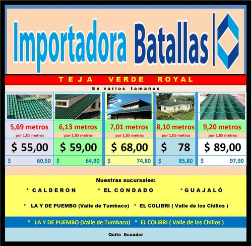 Imagen 9 de 12 de Promocion Teja Española Pvc $7 Industrial Teja De Arcilla T2