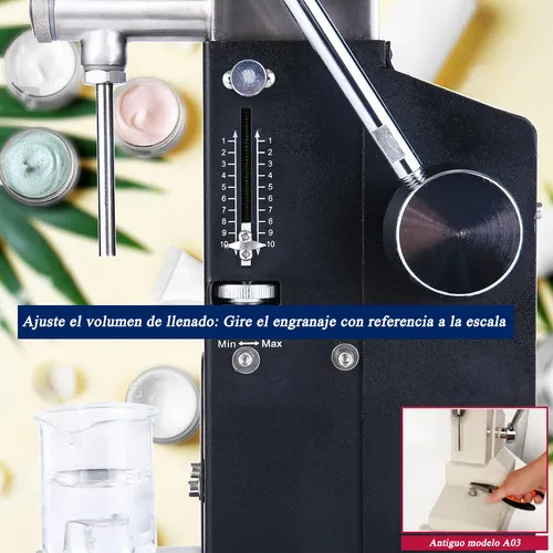Máquina Llenadora Manual De Líquidos Viscosos De 0 A 100ml