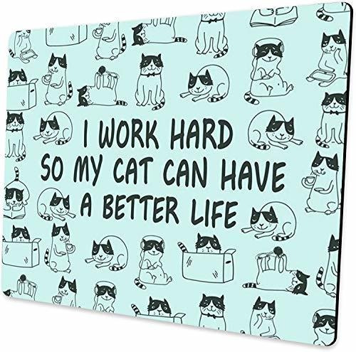 Funny Cat Work Home Computer Laptop Office Home 7,9x9,5 PuLG