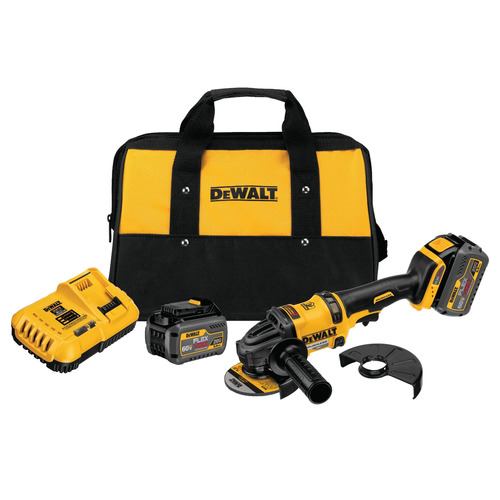 Amoladora angular inalámbrica DeWalt DCG414T2 amarilla