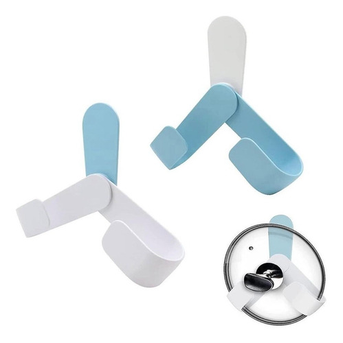 Imagen 1 de 7 de 2 Soporte Tapa Olla Colgador Plegable Organiza Ordena Cocina