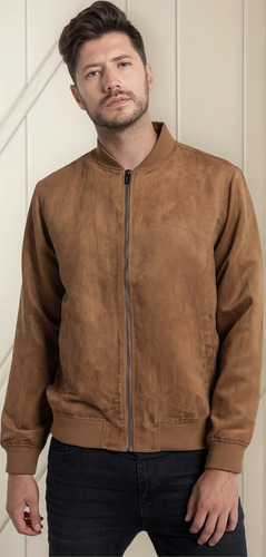 Chaqueta Bomber Suede Cáceres