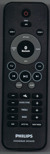 Control Remoto Original Para Barra De Sonido Philips