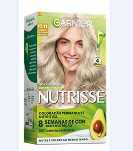 Tinta Matizadora Permanente 12.11 Garnier Nutrisse