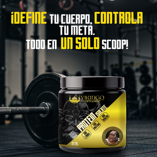 Proteína Hidrolizada Isolate 500gm Vikingo 100 Servicios Chocolate