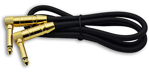 Cable De Altavoz Ts A 1/4 Pulgadas Ts De Ángulo Recto Ts De