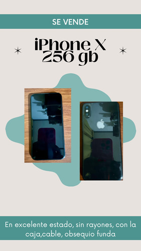 Celular iPhone X 256 Gb