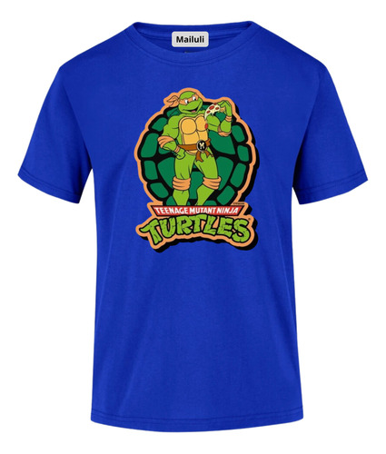 Remera Camiseta Personalizada Niños Tortugas Ninjas 02