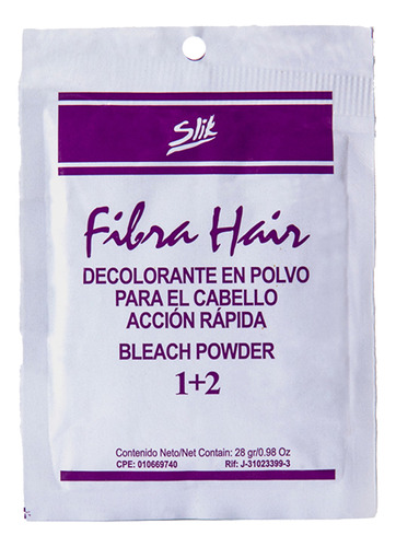 Polvo Decolorante Cabello Fibra Hair 28gr Slik