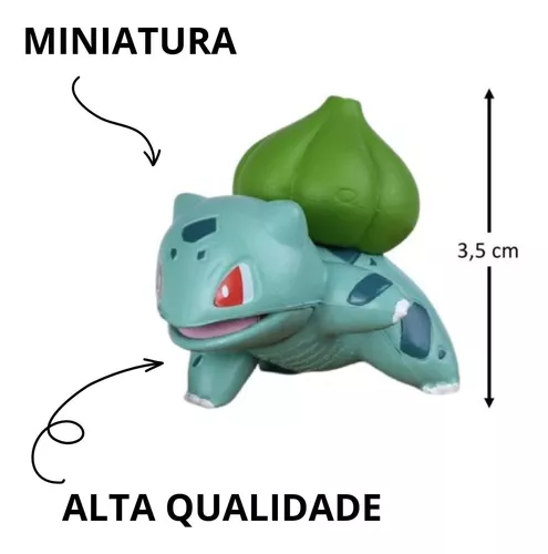 Kit 24 Miniatura Pokémon 3 Cm Brinquedo Coleção + 2 Pokebola