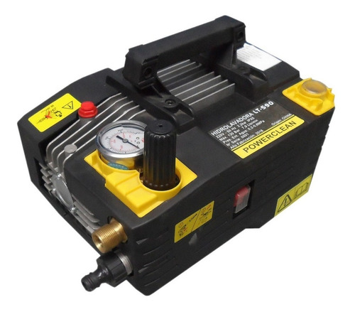 Hidrolavadora eléctrica Powerclean LT590 amarillo y negro de 2200W con 130bar de presión máxima 220V