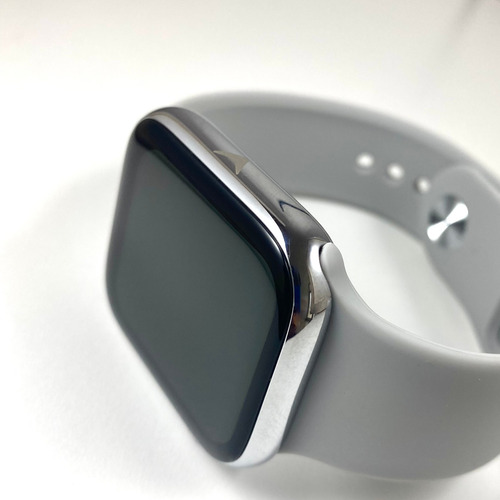 Malla Smart Watch 42 44 Mm Silicona Gris 4.2 Cm