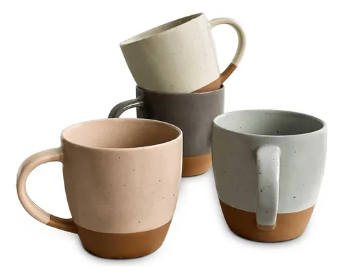 comprar Mora Ceramic Taza Latte Grande De 4, 16 Oz - Cazas De Café D