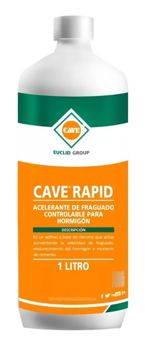Cave Rapid - Acelerante De Fraguado, Botella 1 Lt