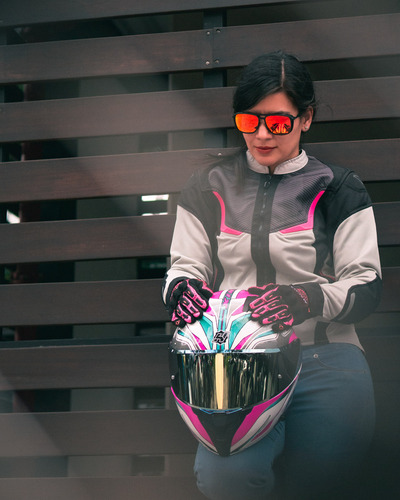 Hax Helmets. Casco Abatible Dot + Ece Amatista Fenix