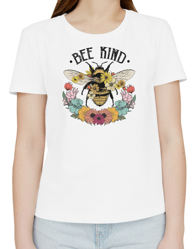 Playera Be Kind Abeja Primavera Moda