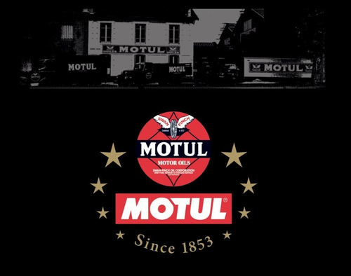 Óleo de motor Motul semi-sintético 10W-40 para motos e quadriciclos x 4L