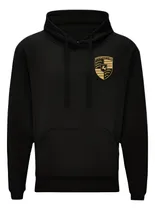 Comprar Buzo Fierrero Porsche Logo Doble Estampa Algodón Frizado