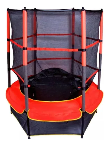 Cama Elástica Saltarina Trampolin Para Niños 1.4m Con Malla