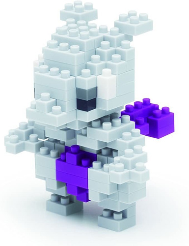 Nanoblock Pokemon Mewtwo Kit De Construcción, Blanca